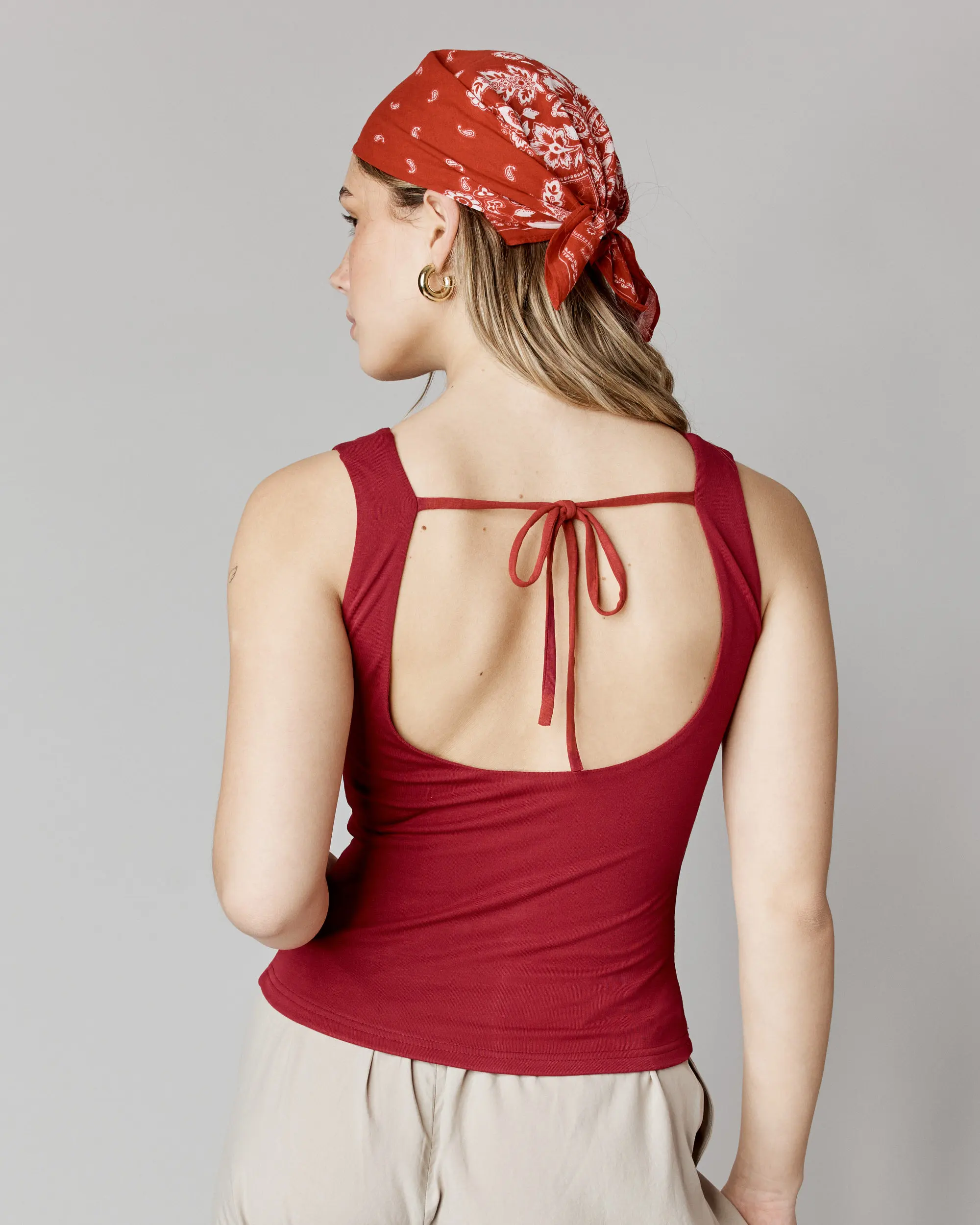 Camisole à dos ouvert - Marinière - Image 3