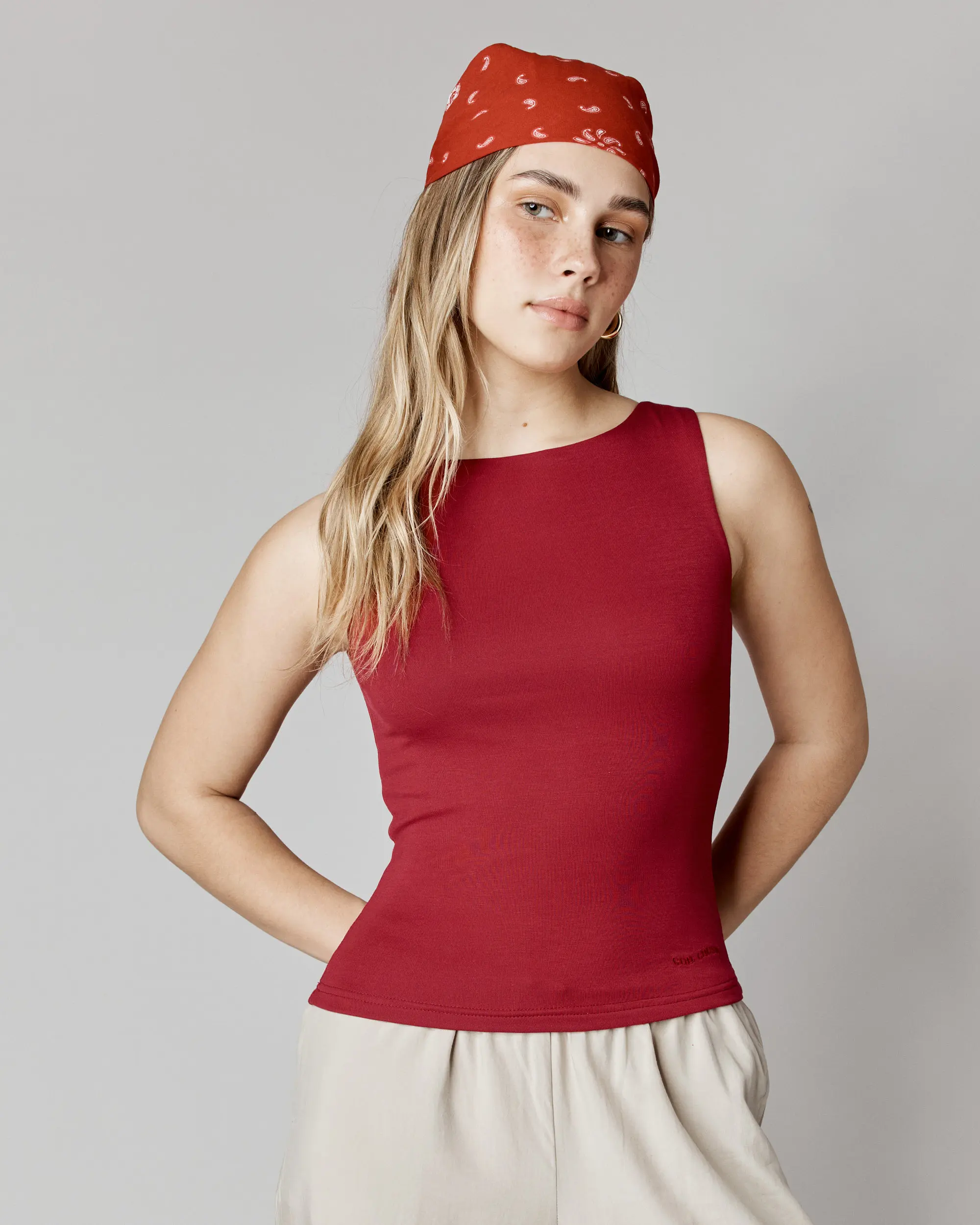 Camisole à dos ouvert - Marinière - Image 4