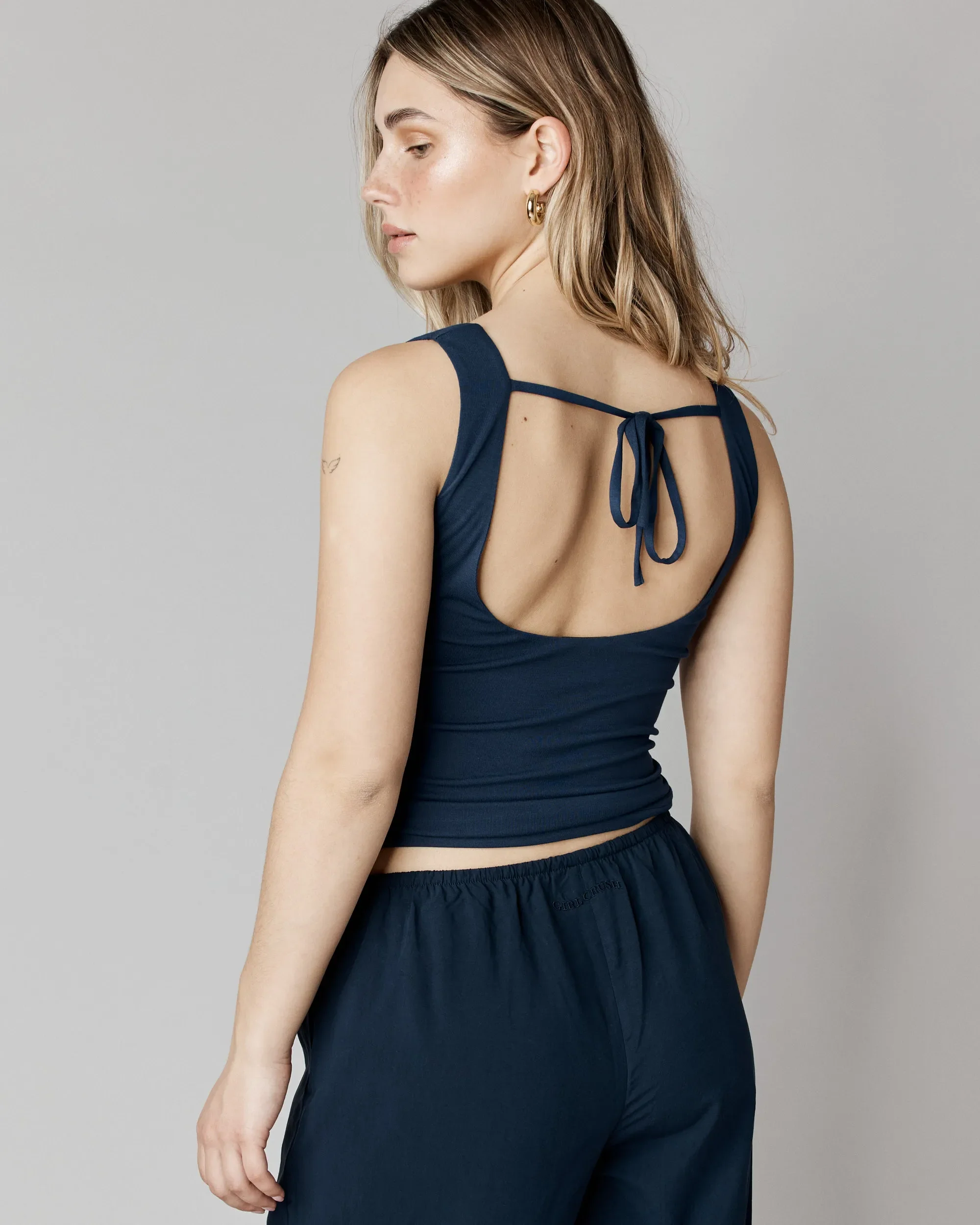 Camisole à dos ouvert - Marinière - Image 5