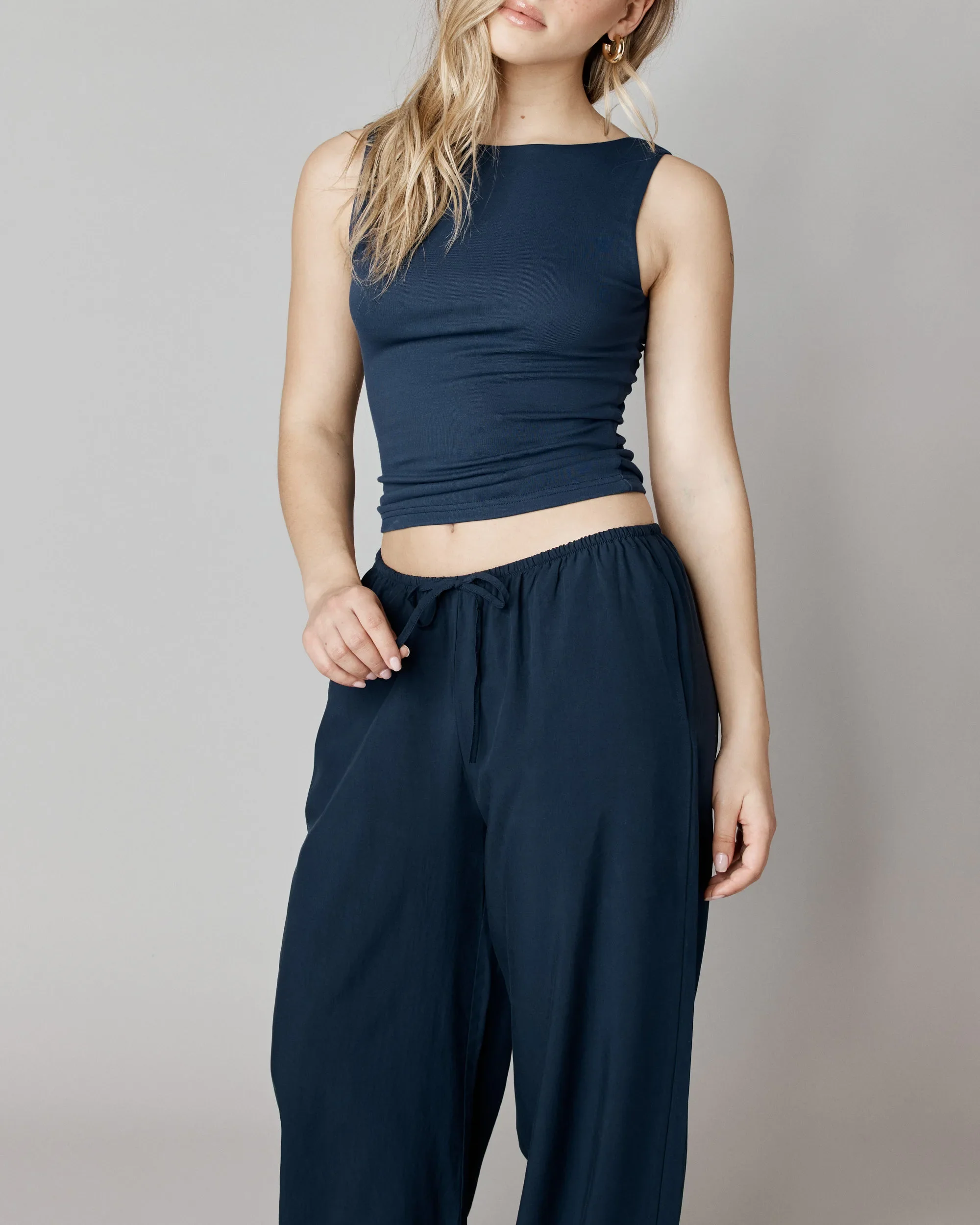 Pantalon droit fluide - Marinière - Image 8