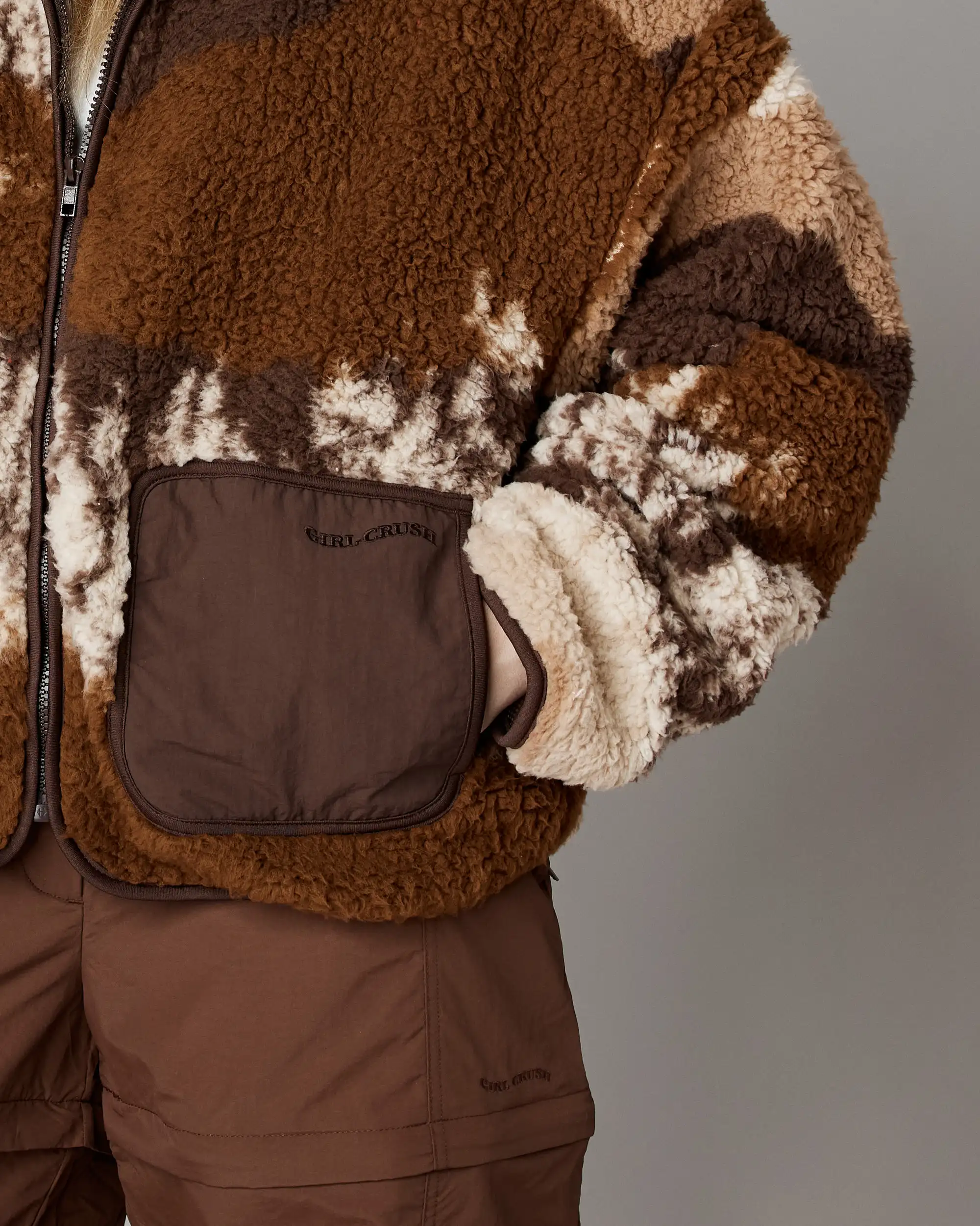 Veste polaire Forêt brune - Image 7